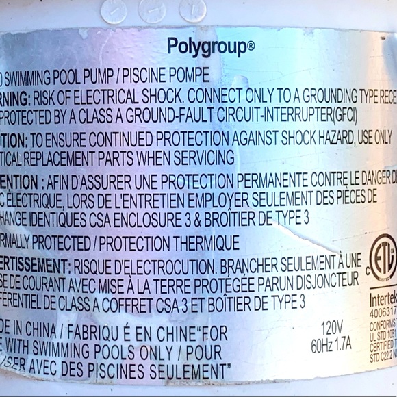 SUMMER WAVES POLYGROUP QUICK SET 10’ POOL FILTER PUMP & PAPER INSERT FILTER ONLY - Picture 4 of 4